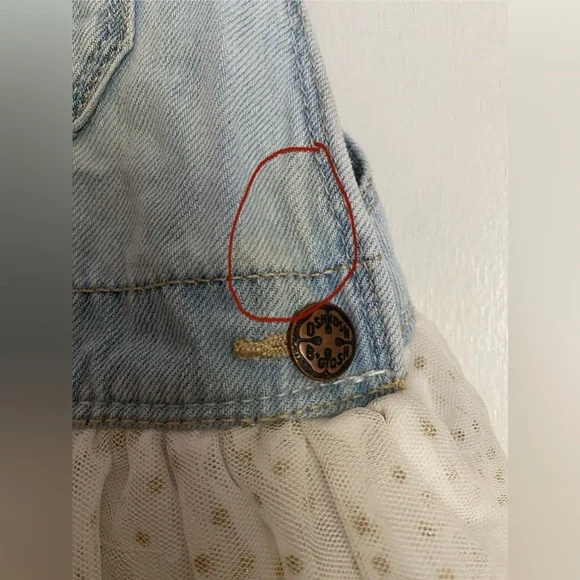 Oshkosh B’gosh overall dress 5t - Picture 4 of 10